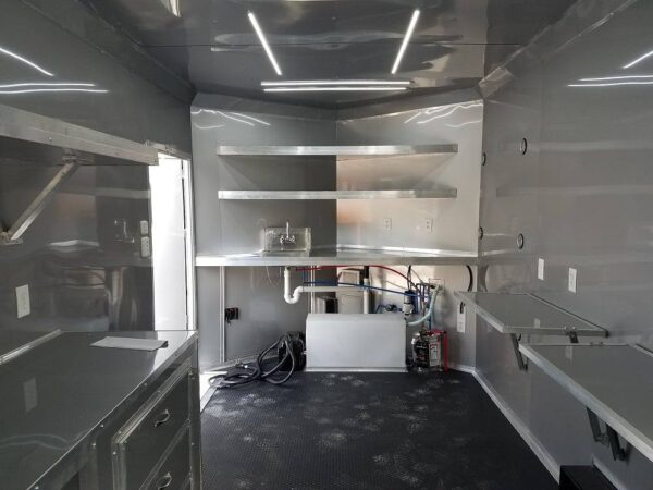 8.5' x 16' Indigo Blue Enclosed Pharmaceutical Trailer - Image 5