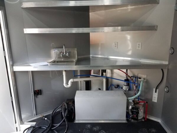 8.5' x 16' Indigo Blue Enclosed Pharmaceutical Trailer - Image 23