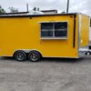 8.5' x 16' Penske Yellow Concession Food Trailer - Image 2