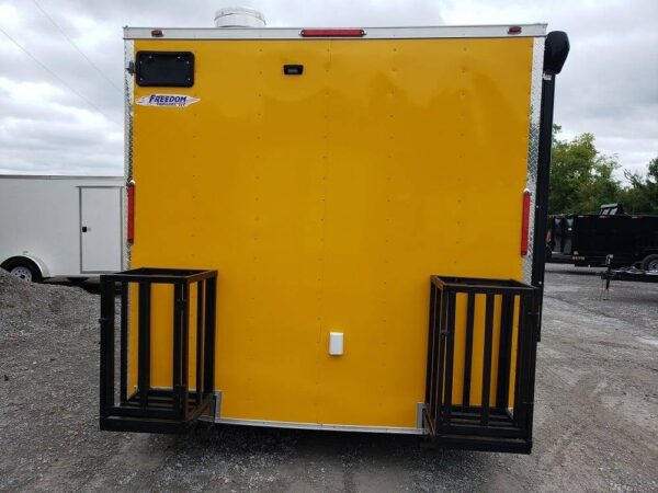 8.5' x 16' Penske Yellow Concession Food Trailer - Image 22