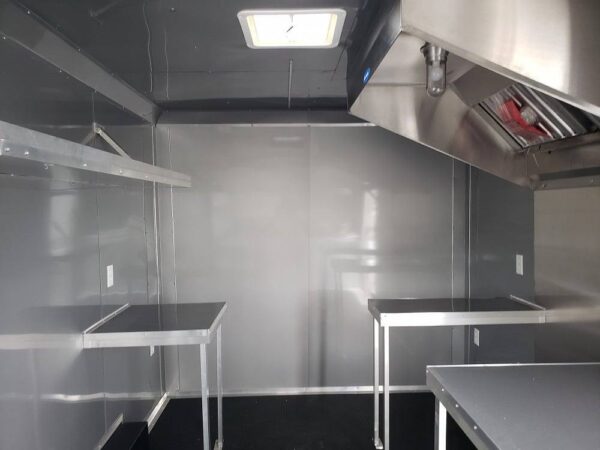 8.5' x 16' Penske Yellow Concession Food Trailer - Image 14