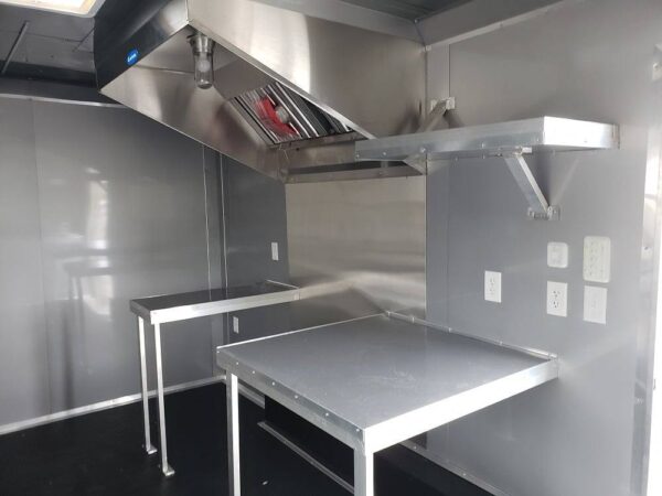 8.5' x 16' Penske Yellow Concession Food Trailer - Image 10