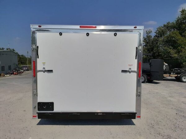 8.5x12 V-Nose Enclosed Trailer 3,500lb Axle Storage - Image 5