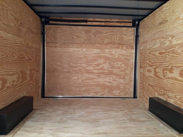 8.5x12 V-Nose Enclosed Trailer 3,500lb Axle Storage - Image 11