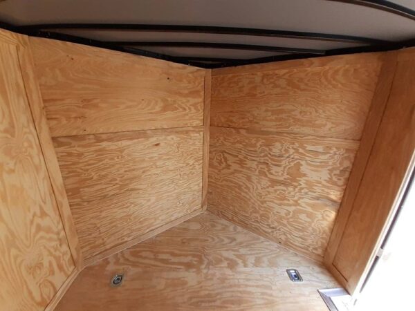 8.5x12 V-Nose Enclosed Trailer 3,500lb Axle Storage - Image 13
