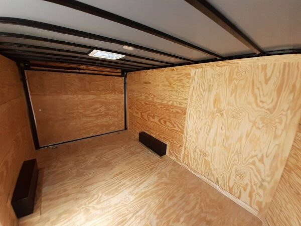 8.5x12 V-Nose Enclosed Trailer 3,500lb Axle Storage - Image 12