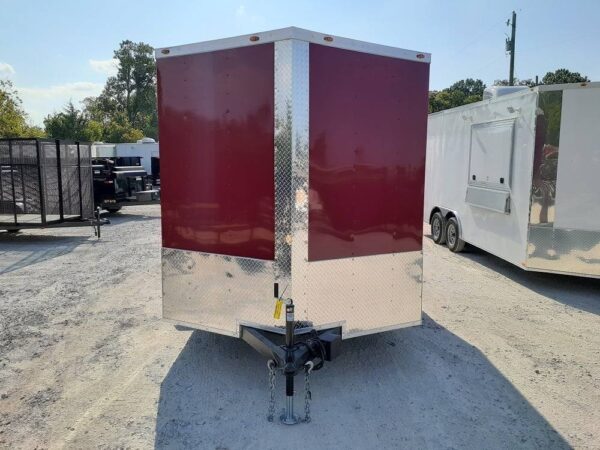 Enclosed Trailer 7' X 10' Brandy Wine Custom Equipment Storage - Image 2