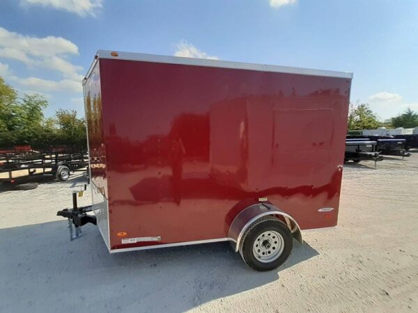 Enclosed Trailer 7' X 10' Brandy Wine Custom Equipment Storage - Image 7