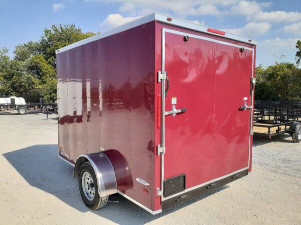 Enclosed Trailer 7' X 10' Brandy Wine Custom Equipment Storage - Image 8