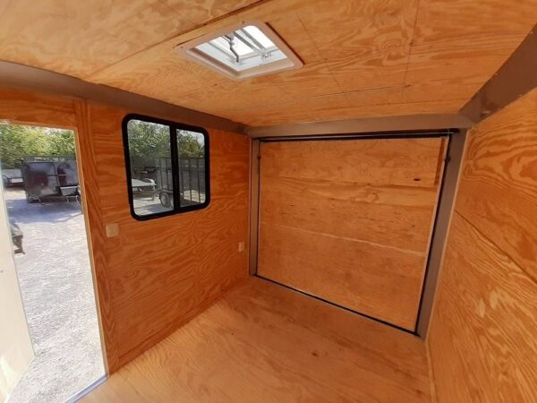 Enclosed Trailer 7' X 10' Brandy Wine Custom Equipment Storage - Image 10