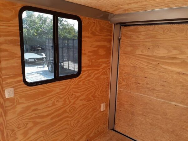 Enclosed Trailer 7' X 10' Brandy Wine Custom Equipment Storage - Image 13