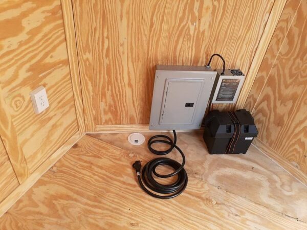 Enclosed Trailer 7' X 10' Brandy Wine Custom Equipment Storage - Image 20