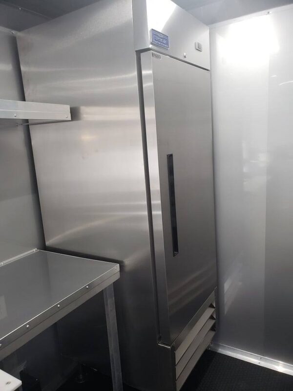8.5' x 16' Penske Yellow Concession Food Trailer with Appliances - Image 6
