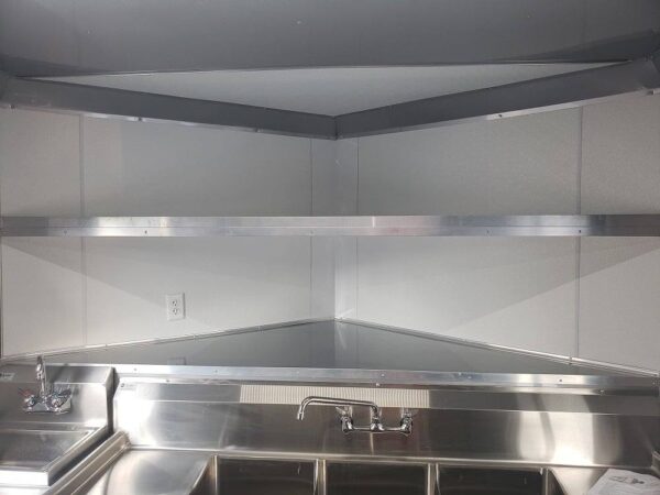 8.5' x 16' Penske Yellow Concession Food Trailer with Appliances - Image 16