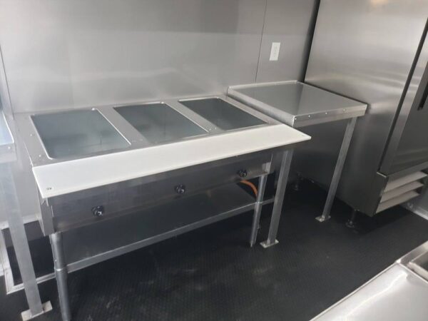 8.5' x 16' Penske Yellow Concession Food Trailer with Appliances - Image 9