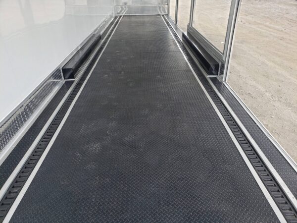 8.5' x 48' White Gooseneck Enclosed Trailer Storage - Image 25