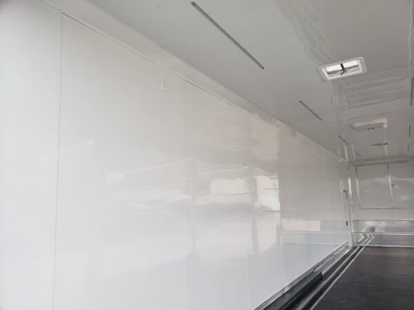 8.5' x 48' White Gooseneck Enclosed Trailer Storage - Image 12