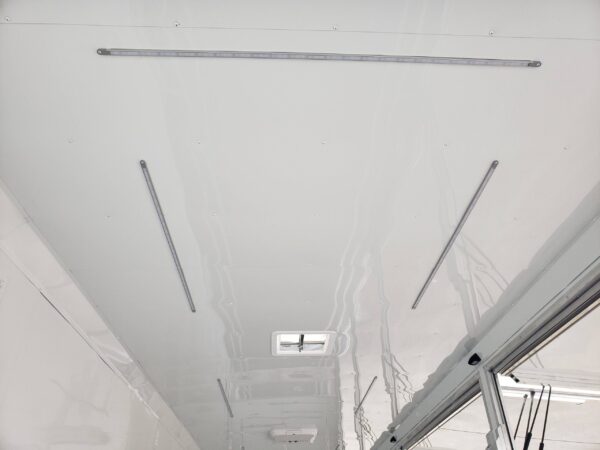 8.5' x 48' White Gooseneck Enclosed Trailer Storage - Image 26