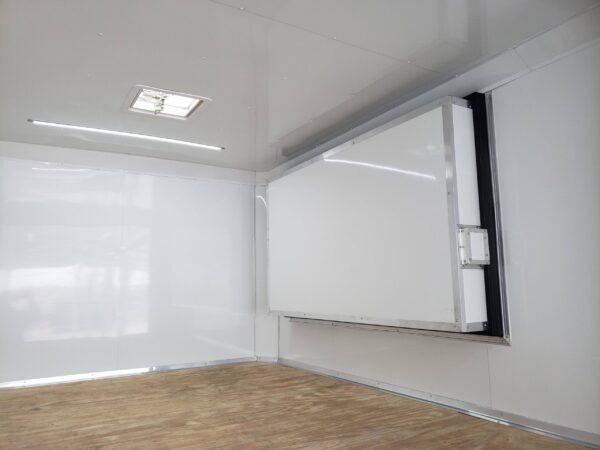 8.5' x 48' White Gooseneck Enclosed Trailer Storage - Image 14