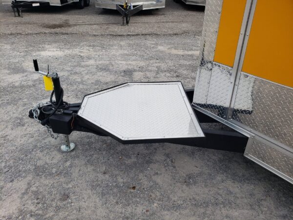8.5' x 16' Penske Yellow Ice Cream Concession Food Trailer With Appliances - Image 18