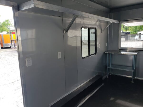 8.5' x 16' Penske Yellow Ice Cream Concession Food Trailer With Appliances - Image 6