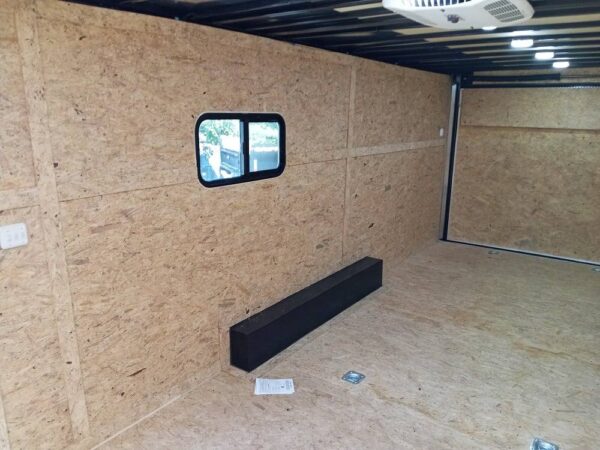 Enclosed Trailer 8.5' X 24' Charcoal Grey Hauling - Image 12