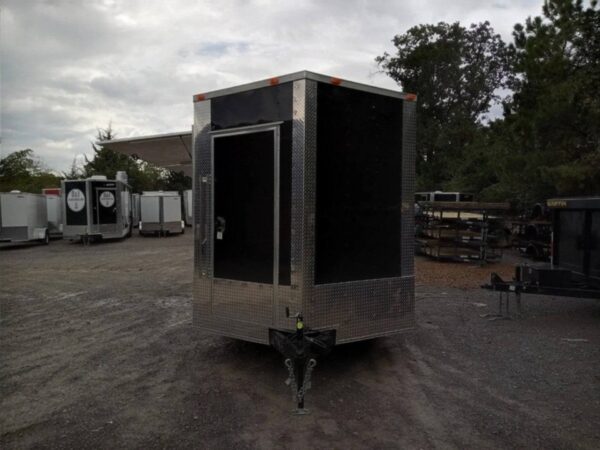 Custom Enclosed Trailer 8.5' X 20' Black - Image 3