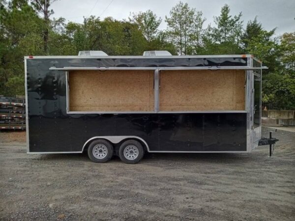 Custom Enclosed Trailer 8.5' X 20' Black - Image 7