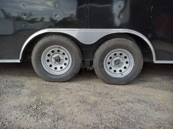 Custom Enclosed Trailer 8.5' X 20' Black - Image 10