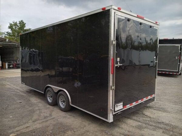 Custom Enclosed Trailer 8.5' X 20' Black - Image 5