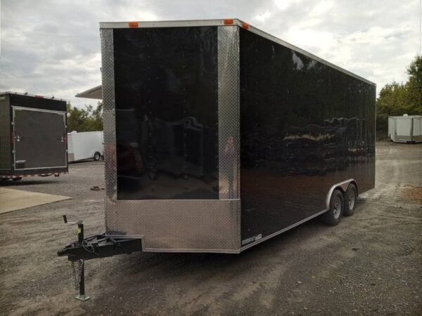 Custom Enclosed Trailer 8.5' X 20' Black - Image 2