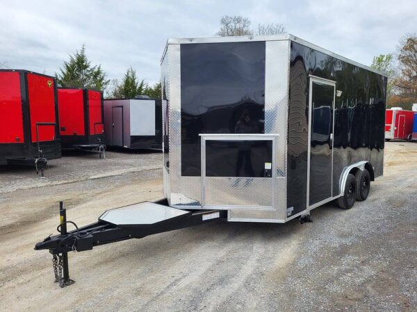 8.5' x 16' Elite Concession Food Event Catering Trailer - Image 43