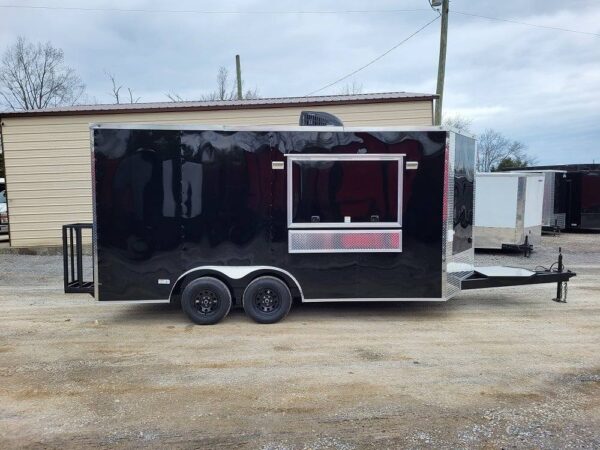 8.5' x 16' Elite Concession Food Event Catering Trailer - Image 48