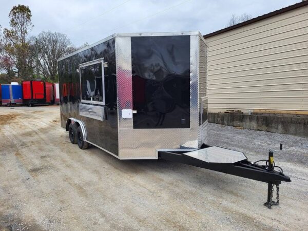 8.5' x 16' Elite Concession Food Event Catering Trailer - Image 49