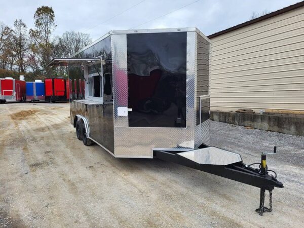 8.5' x 16' Elite Concession Food Event Catering Trailer - Image 51