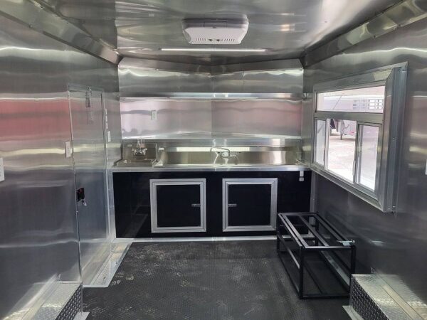 8.5' x 16' Elite Concession Food Event Catering Trailer - Image 52
