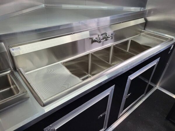 8.5' x 16' Elite Concession Food Event Catering Trailer - Image 54