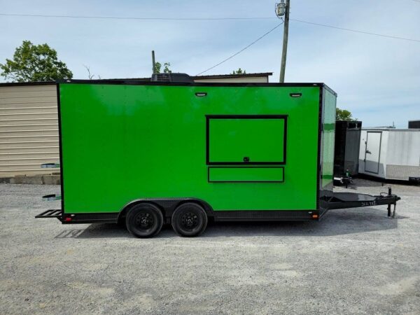 8.5' x 16' Elite Concession Food Event Catering Trailer - Image 63