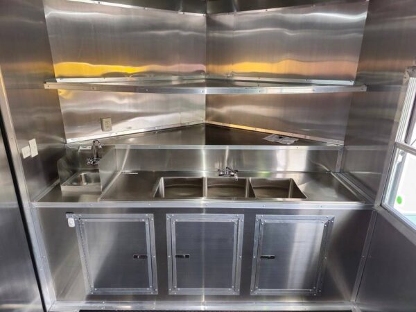 8.5' x 16' Elite Concession Food Event Catering Trailer - Image 75