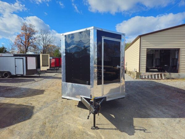 8.5' X 22' Red & Black Custom Enclosed Trailer - Image 2