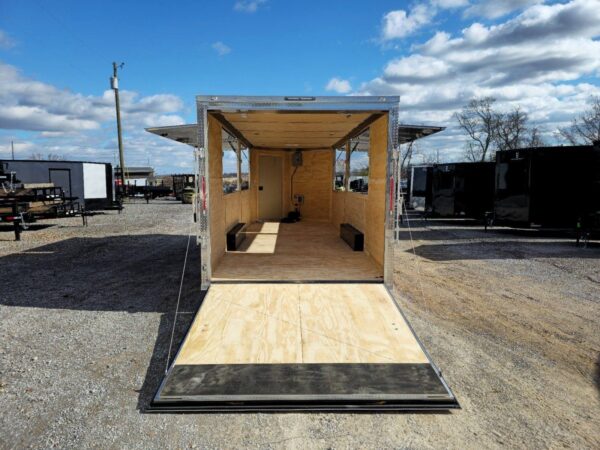 8.5' X 22' Red & Black Custom Enclosed Trailer - Image 15