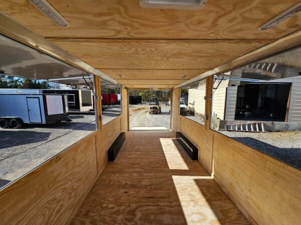 8.5' X 22' Red & Black Custom Enclosed Trailer - Image 19