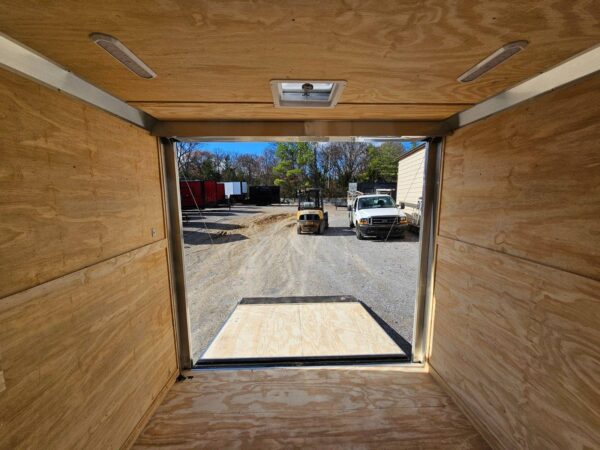 8.5' X 22' Red & Black Custom Enclosed Trailer - Image 21