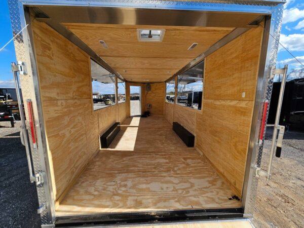 8.5' X 22' Red & Black Custom Enclosed Trailer - Image 22