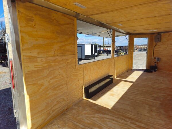 8.5' X 22' Red & Black Custom Enclosed Trailer - Image 24