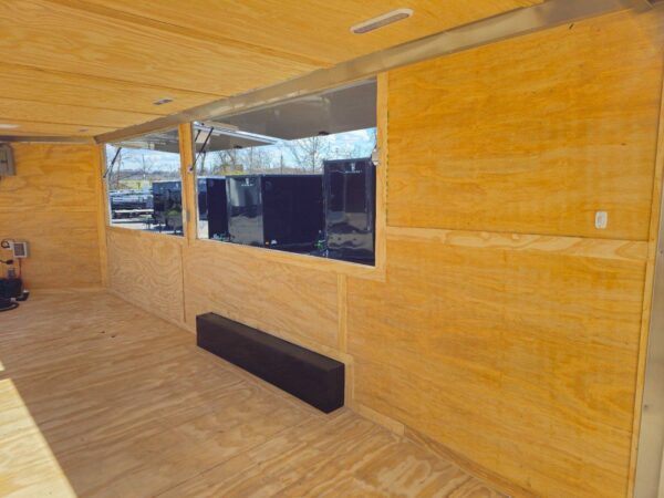 8.5' X 22' Red & Black Custom Enclosed Trailer - Image 25