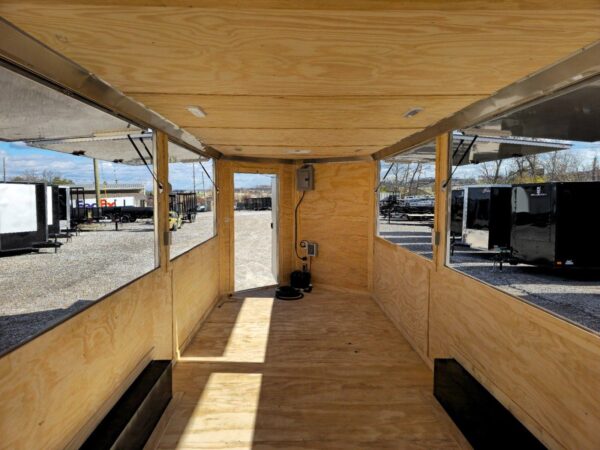 8.5' X 22' Red & Black Custom Enclosed Trailer - Image 26