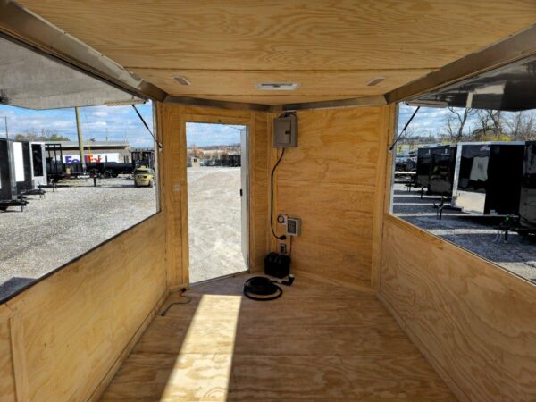 8.5' X 22' Red & Black Custom Enclosed Trailer - Image 27