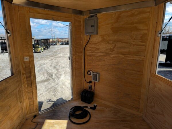 8.5' X 22' Red & Black Custom Enclosed Trailer - Image 28