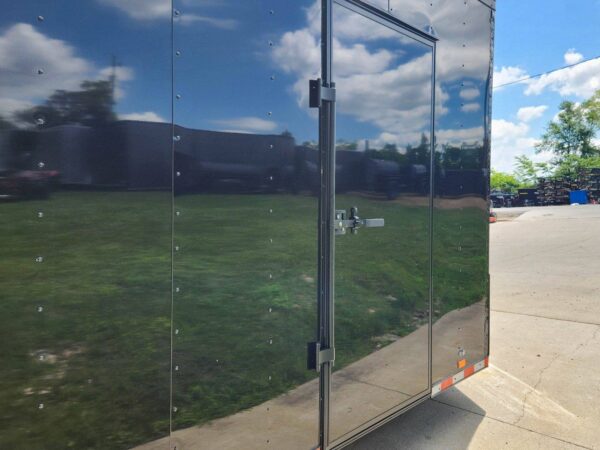 8.5x28 Black V-Nose Enclosed Trailer with Blackout Pkg (2) 7K Axles - Image 13
